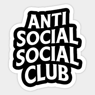 Anti Social Sticker